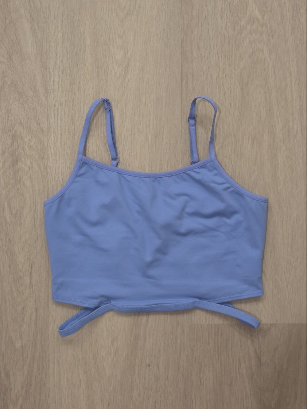 ALO Yoga Adjustable-Strap Crop Top In Periwinkle